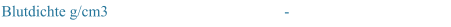 Blutdichte g/cm3 -