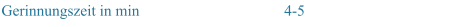 Gerinnungszeit in min 4-5